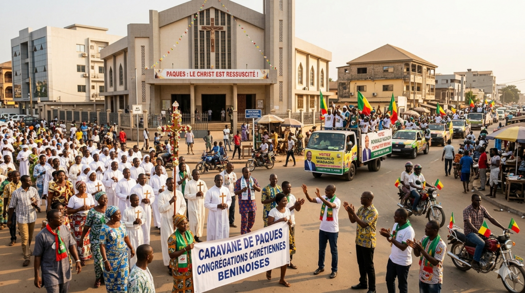 Bénin : L&rsquo;harmonie des célébrations pascales et de la campagne présidentielle