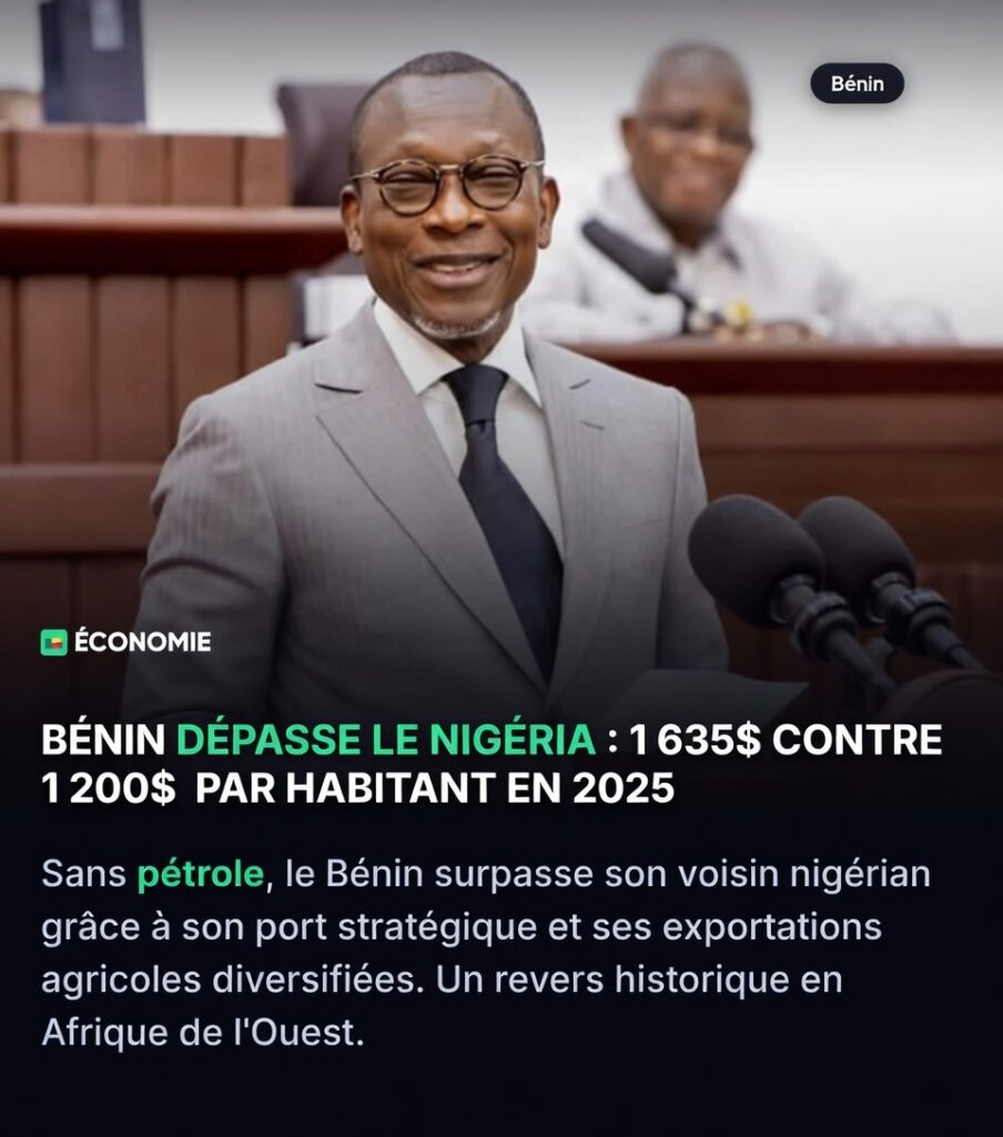 Un renversement économique inattendu : le Bénin surpasse le Nigeria en richesse par habitant
