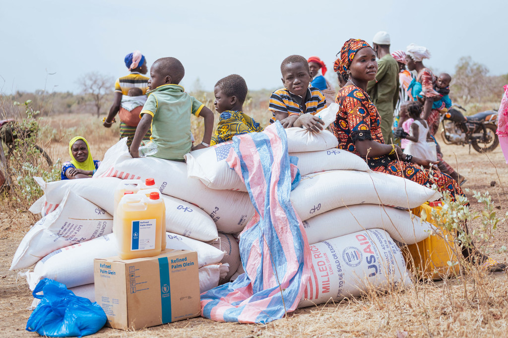 Distributions d'aide alimentaire en Afrique