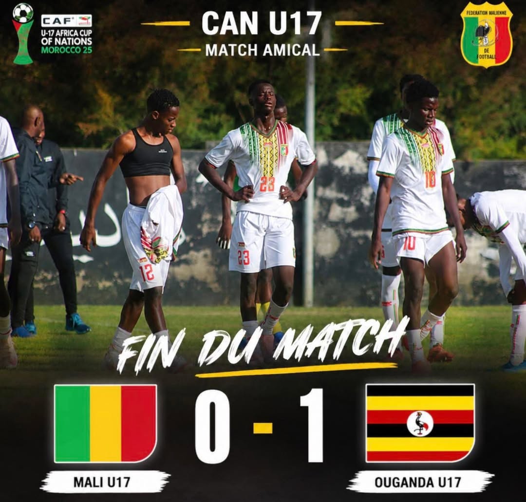 Les Aiglonnets du Mali en action lors d'un match amical de préparation