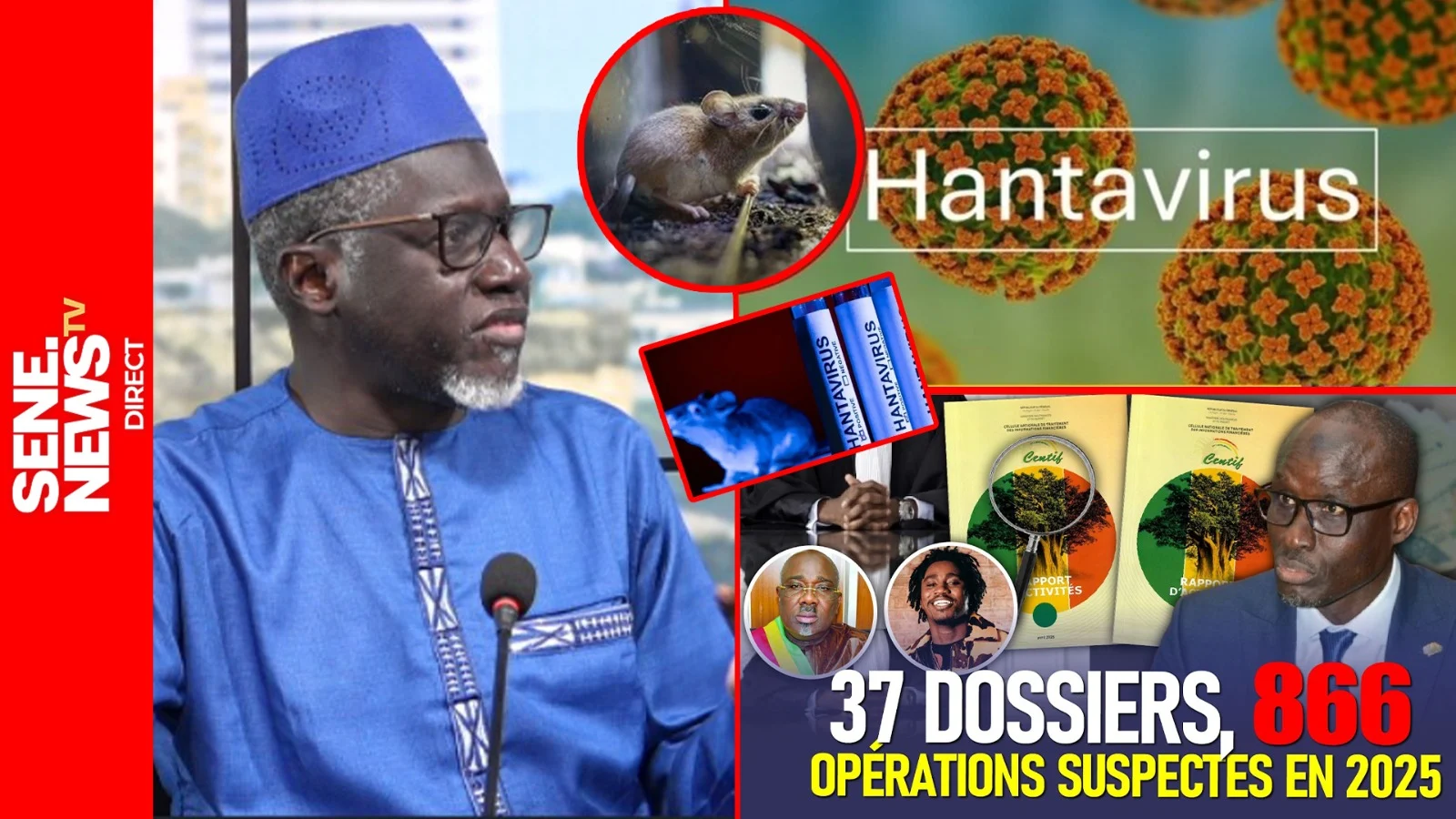 DIRECT : Hantavirus au Sénégal, dette alarmante et polémique France TV