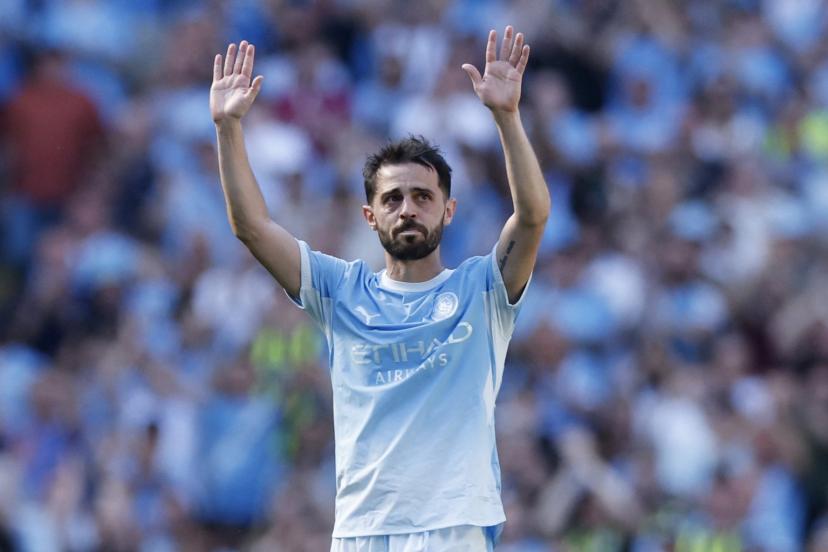 bernardo silva a fait ses adieux à l'Etihad Stadium dimanche.