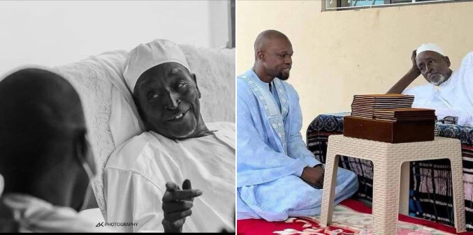 Hommage de Sonko à Serigne Cheikh Saliou Mbacké