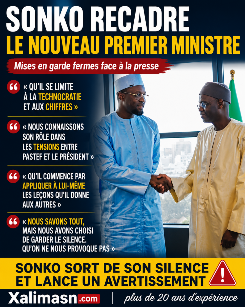 L&rsquo;intégralité du discours en wolof du président de l&rsquo;Assemblée nationale, Ousmane Sonko