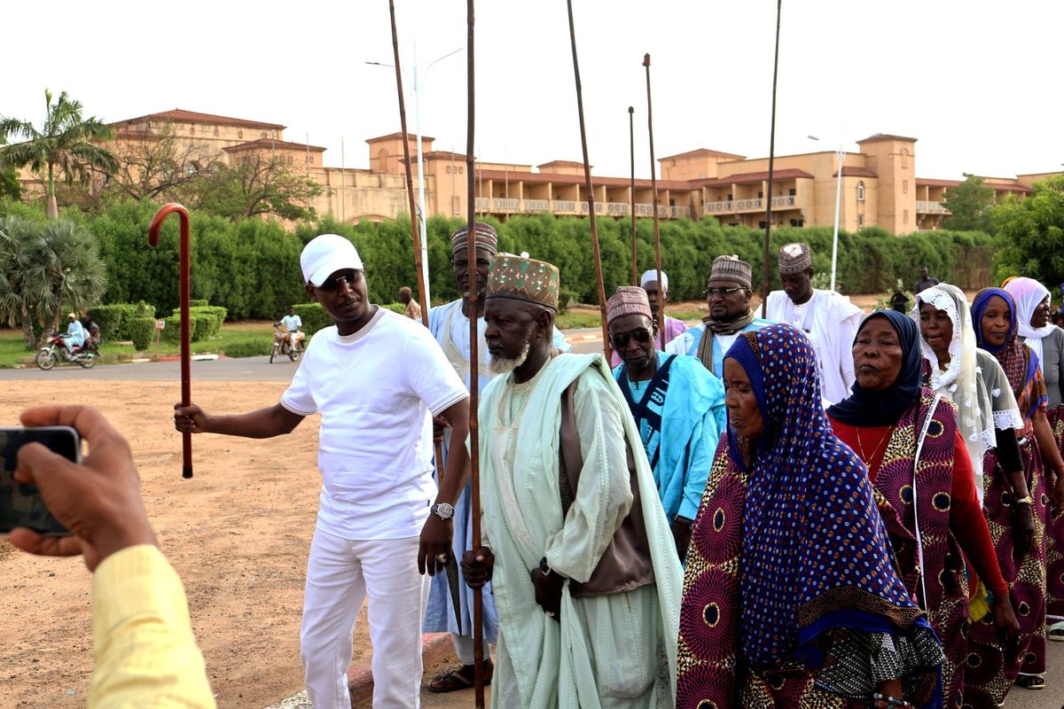 Scène musicale au Tchad avec des artistes en performance
