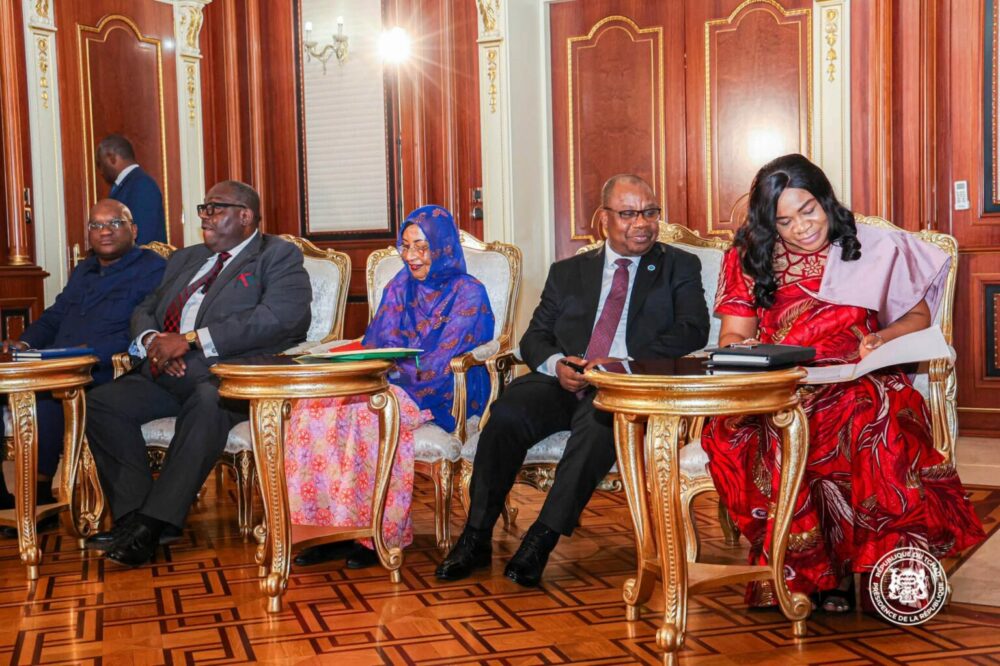 Rencontre entre le président tchadien et la délégation de la CEEAC