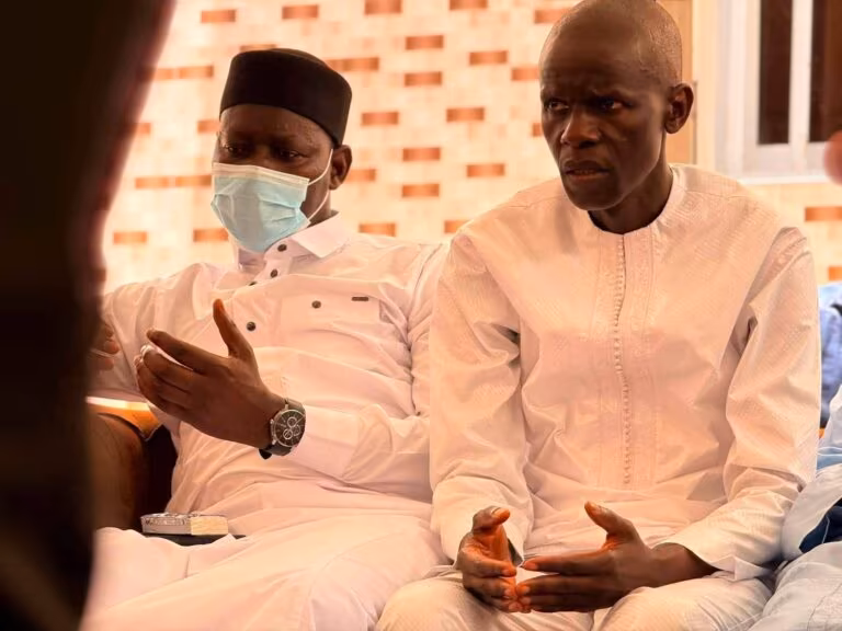 Échanges entre Ousmane Sonko et Diamil Sané