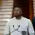 Ousmane Sonko lors de sa nomination au poste de Premier ministre