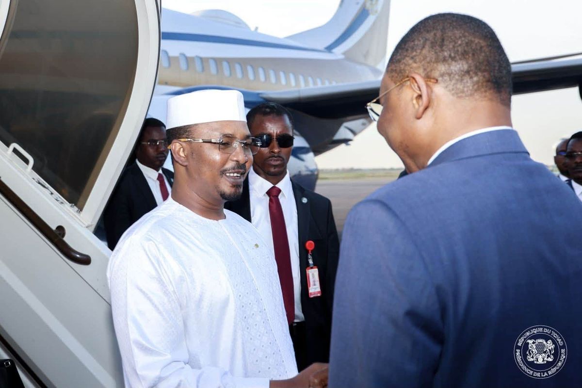 Accueil du président tchadien à N’Djamena après sa visite aux Émirats arabes unis