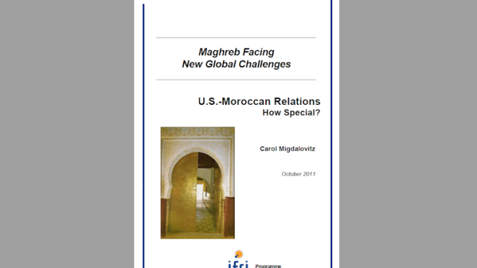 Diplomates américains et marocains lors d'une rencontre officielle