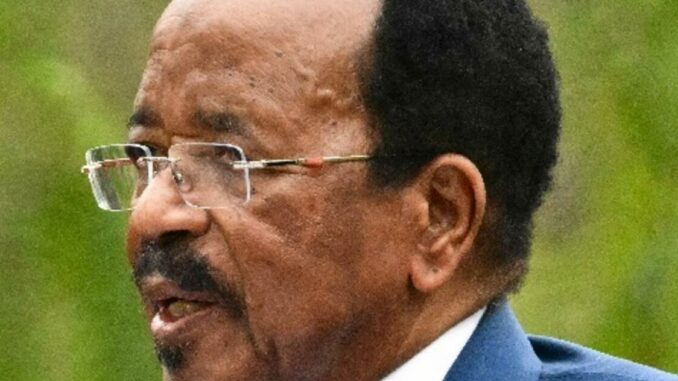 Portrait de Paul Biya, président du Cameroun