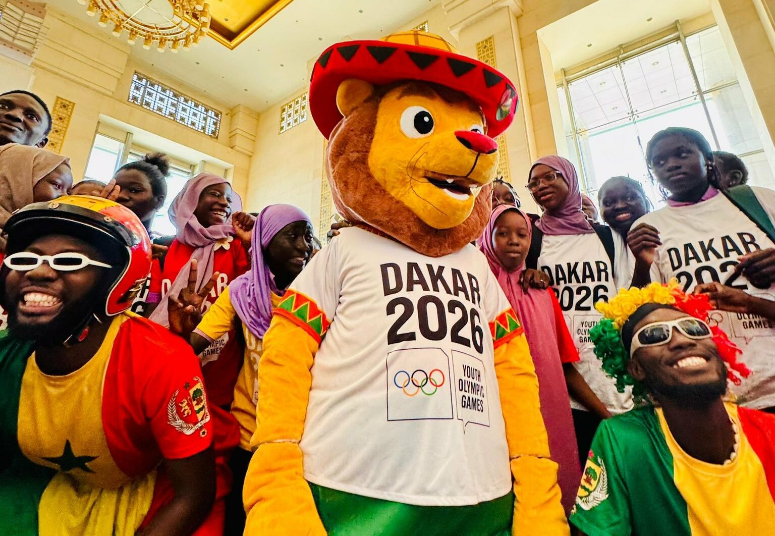 cérémonie d'ouverture d'un événement sportif au Sénégal