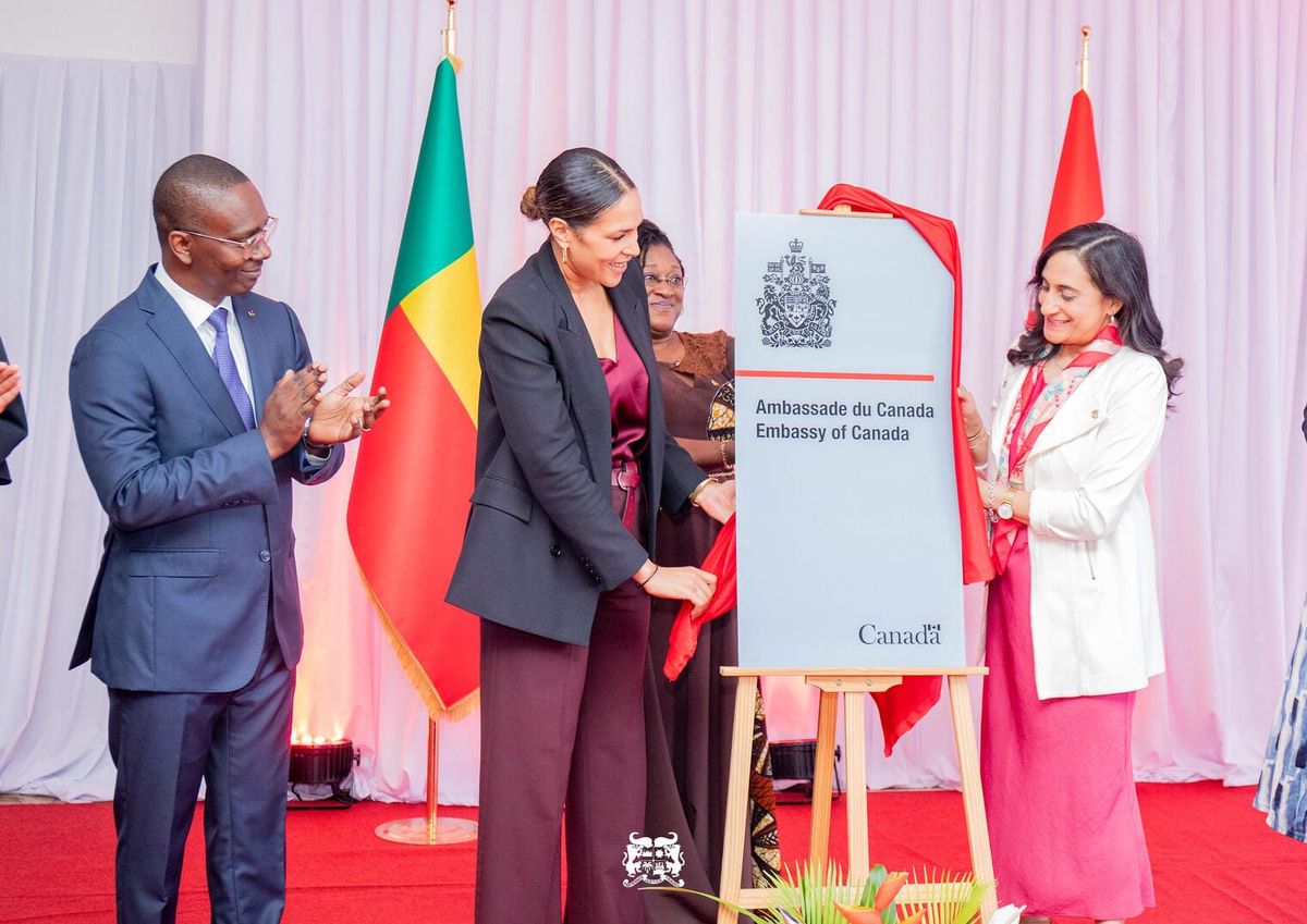 Cérémonie d'ouverture de l'ambassade du Canada à Cotonou