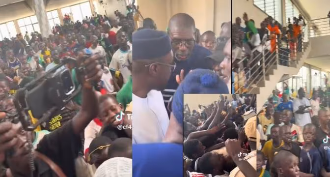 visite à Koki : Sonko bloqué par une foule en liesse