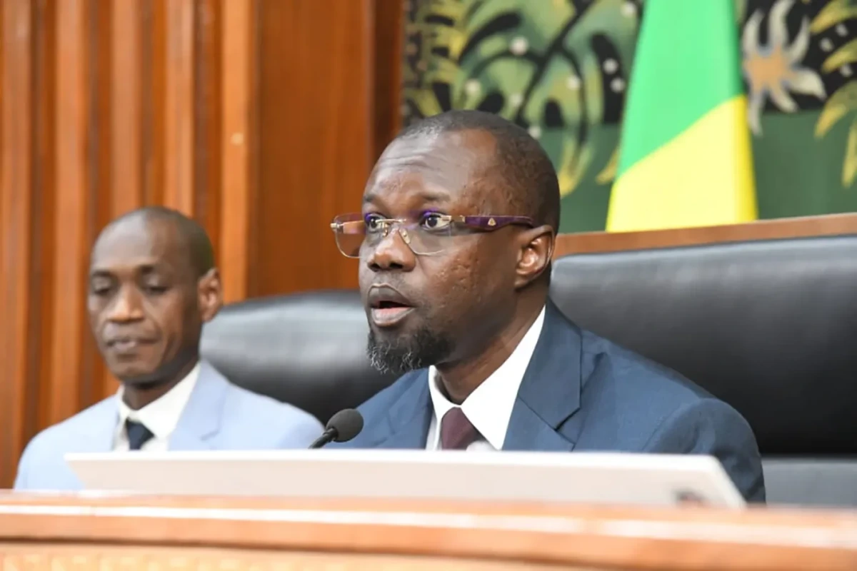Sonko lors d'un meeting à Linguère