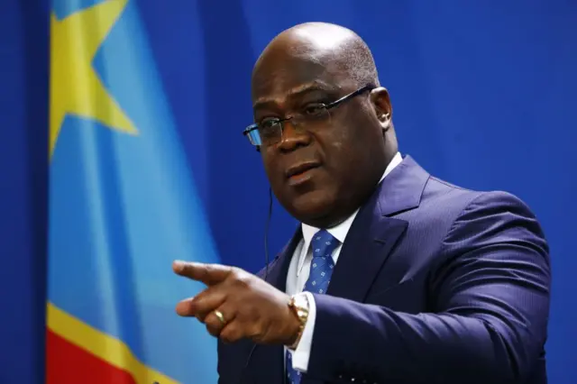 Félix Tshisekedi s'adresse à son auditoire