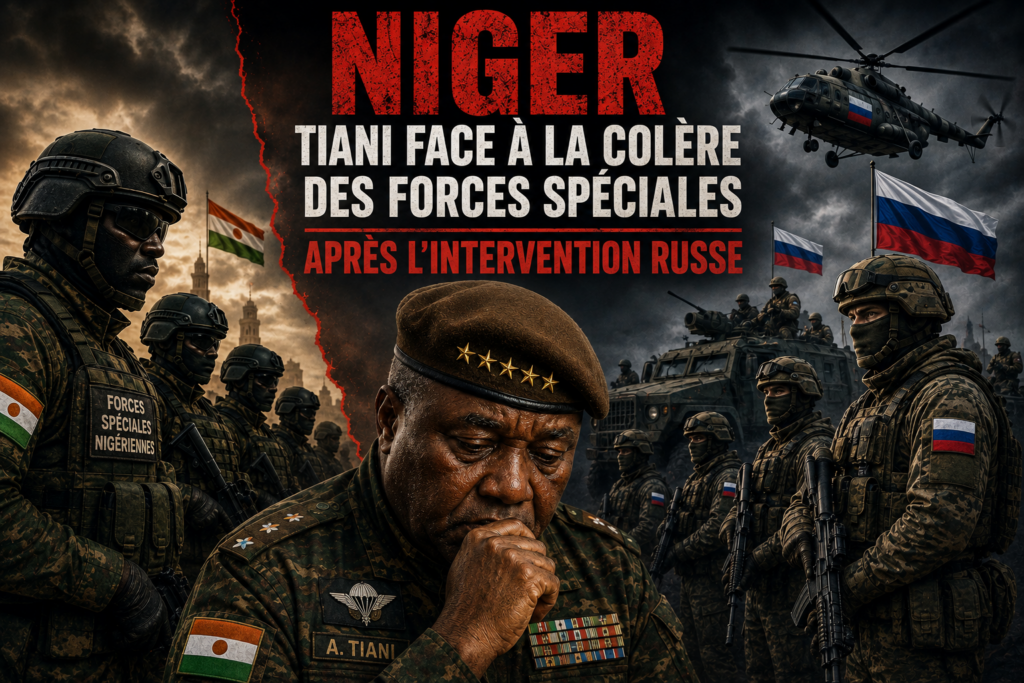 Niger : Tiani face aux tensions au sein des forces spéciales après le 29 août